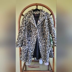 SON-IN-LAW 90s style ILGWU Vintage Leopard Print Coat